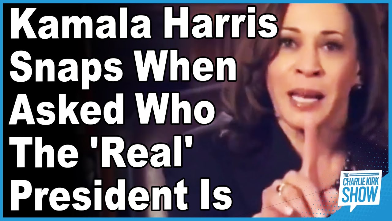 Kamala Harris Snaps When Asked WhoThe 'Real' President Is - The BATTLEFRONT