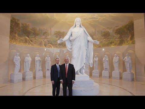 Two Apostles Lead A Virtual Tour Of The Rome Italy Temple The Battlefront