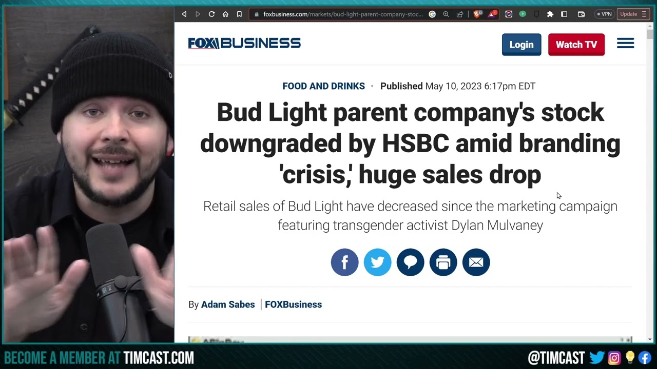 Anheuser Busch Stock DOWNGRADED As Sales TANK, Major Bank Says NO To